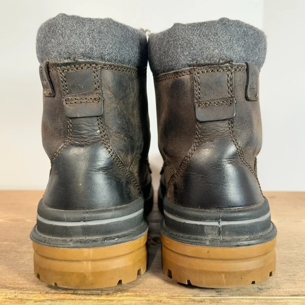 Kamik Tyson G Winter Boots Mens SZ 10 Waterproof Leather Snow Insulated Gorpcore